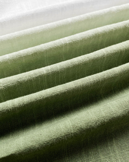 2 Pieces Outfit Ombre Print Long Sleeve Blouse And Casual High Waist Wide Leg Pants Set (Without Belt)