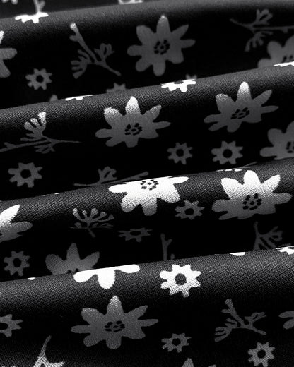 Floral Print Square Neck Thick Strap Tied Detail Romper Casual Shirred Lace-up Back Slit Skort Romper