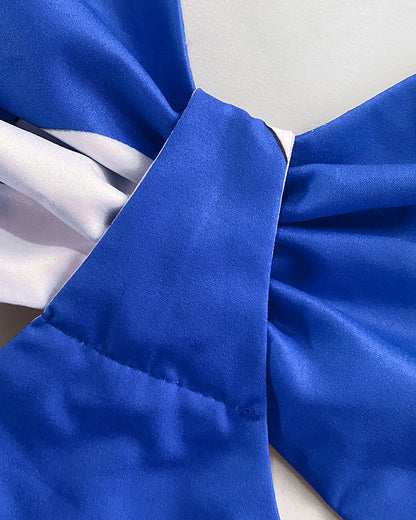 Floral Print Deep V-Neck Adjustable Spaghetti Straps Romper Casual Tied Back Cutout Slim Fit Skort Romper