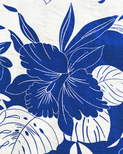 2 Pieces Outfit 3D Flower Decor Asymmetrical Neck Spaghetti Strap Top and Casual Floral Print Wide Leg Pants Set