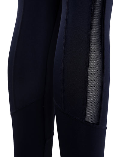 Sheer Mesh High Waist Tummy Control Butt Lift Elasticity Sporty Leggings Causal Active Pants