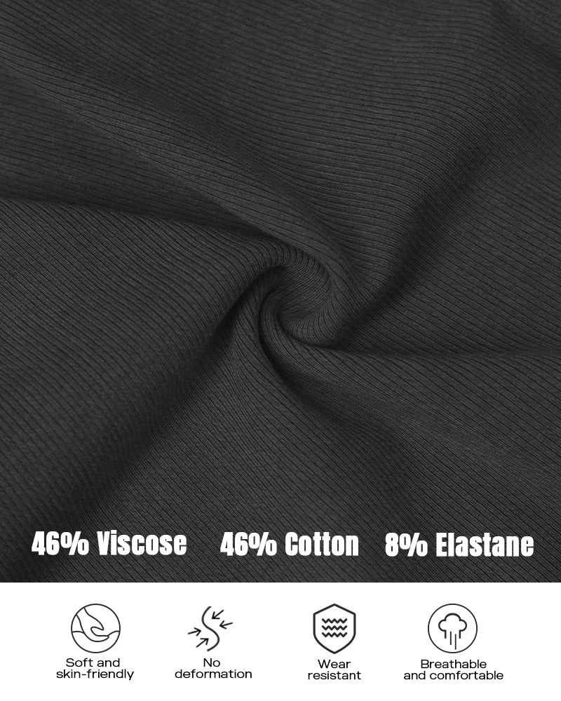 Ribbed U-Neck Yoga Romper Workout One Piece Seamless Tank Top Jumpsuit