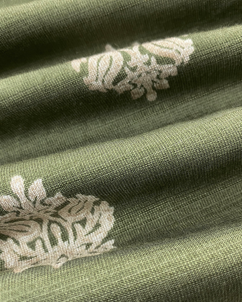 Floral Print V Neck Long Sleeve Blouse Casual Loose Fit Top