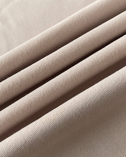 V-Neck High Stretch Tapered Drop-Crotch Casual Jumpsuit With Pockets