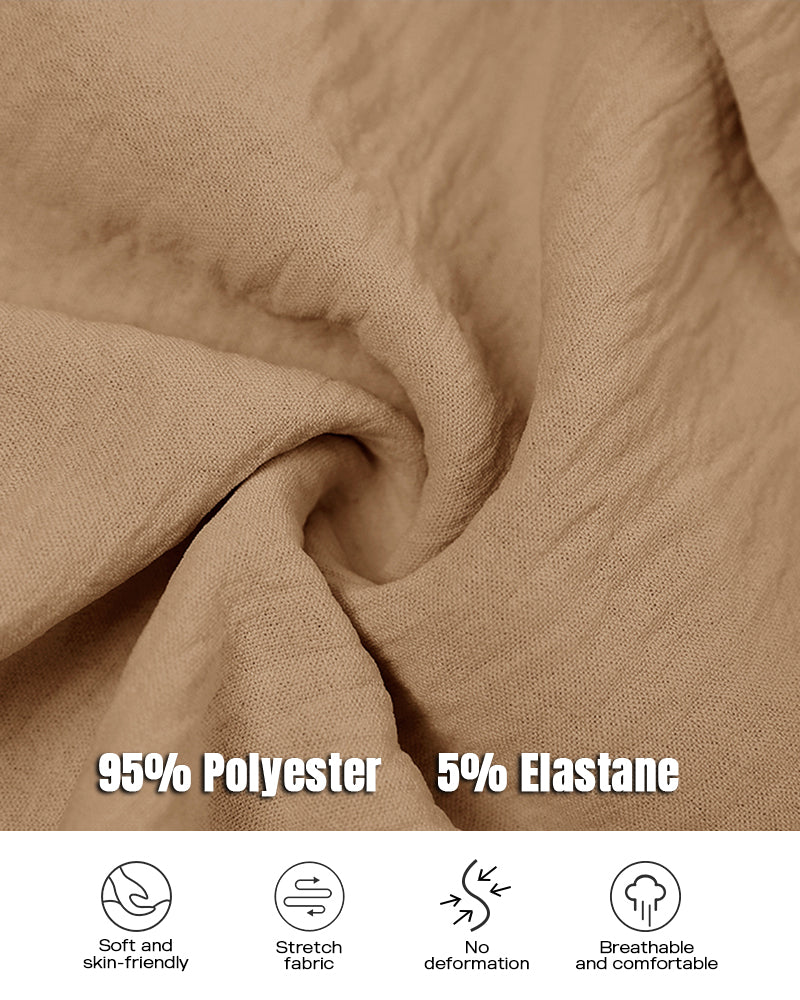 Button Down Shirt Dress Roll Tab Sleeve Side Drawstring Mini Dresses