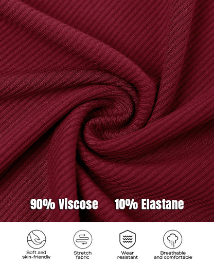 3 Pack Knit Round Neck Thick Strap Racerback Tank Tops(Without Pads)