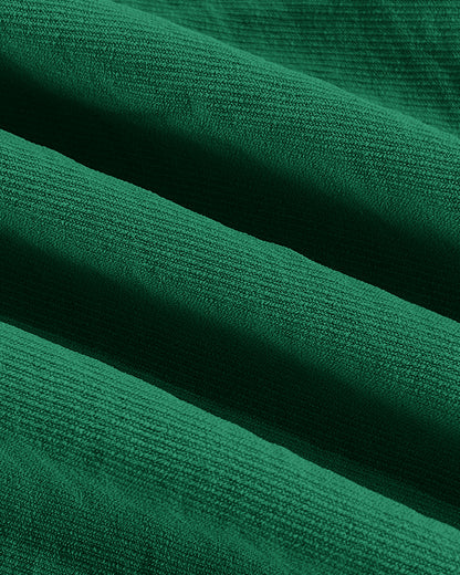 Skew Neck Lantern Sleeve Loose Top & Zipper Fly Wide Leg Pants Set Without Belt