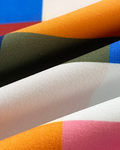 Colorful Plaid Print Overlap V-Neck Puff Sleeve Wrap Lace-Up Vacation Dress Casual Bow Tie Waist Ruffle Hem Maxi Dress