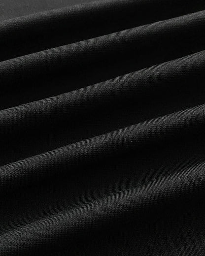 Sexy Square Neck Thick Strap Backless Slit Dress