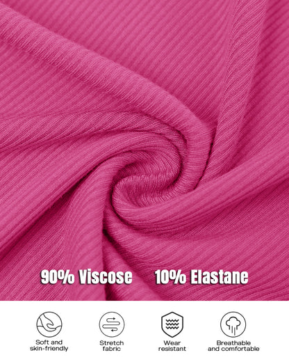 O-Neck Sleeveless Basic Slim Fit Skinny Tank Casual Top(Without Pads)