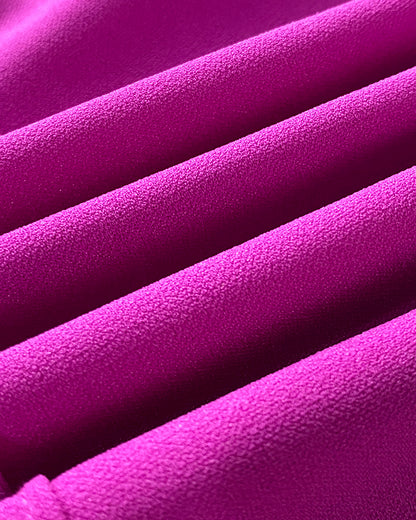 V Neck Scallop Trim Sleeve Lace Patchwork Bow Tie Waist Jumpsuit Casual Seam Front Zipper Back Wide Leg Jumpsuit