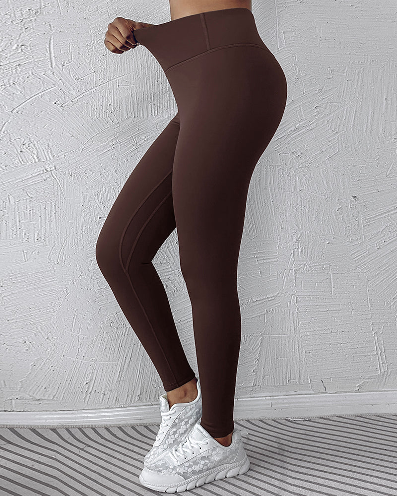 ChicMe ShapeLift Fleece Lined Active Pants Thick Soft Tummy Control Termal Warm Winter Shaping Pants