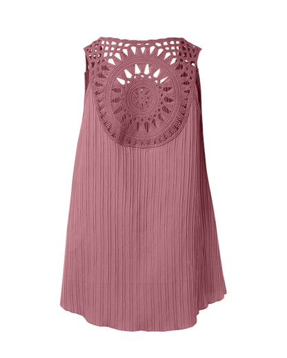 Hollow Out Crochet Lace Tank Top