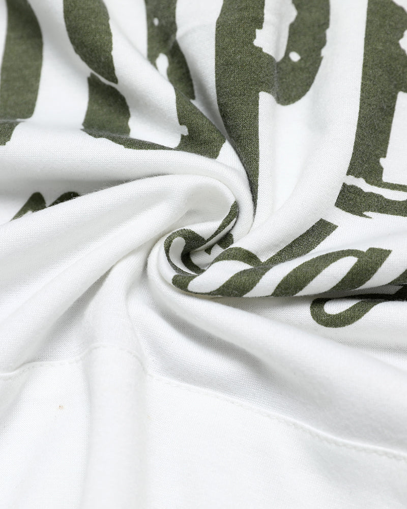 2 Pieces Outfit Nope. not today Slogan Print Kangaroo Pocket Side Slit High-Low Hem Hoodie Sweatshirt and Elastic Waist Slim Fit Sweatpants Set