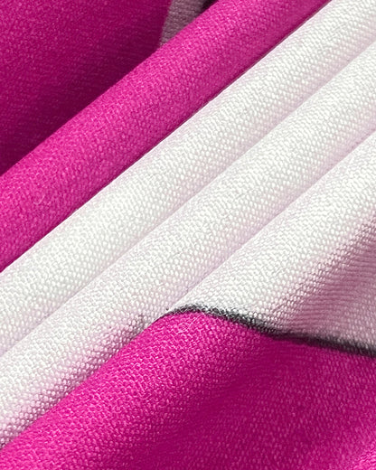 Floral Print Deep V-Neck Adjustable Spaghetti Straps Romper Casual Tied Back Cutout Slim Fit Skort Romper