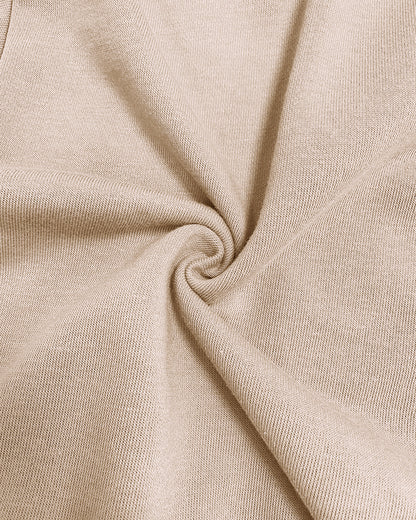 2 Piece Contrast Sequin Heart Pattern V-Neck Sweatshirt Leopard Print Sleeveless Tank Dress Set