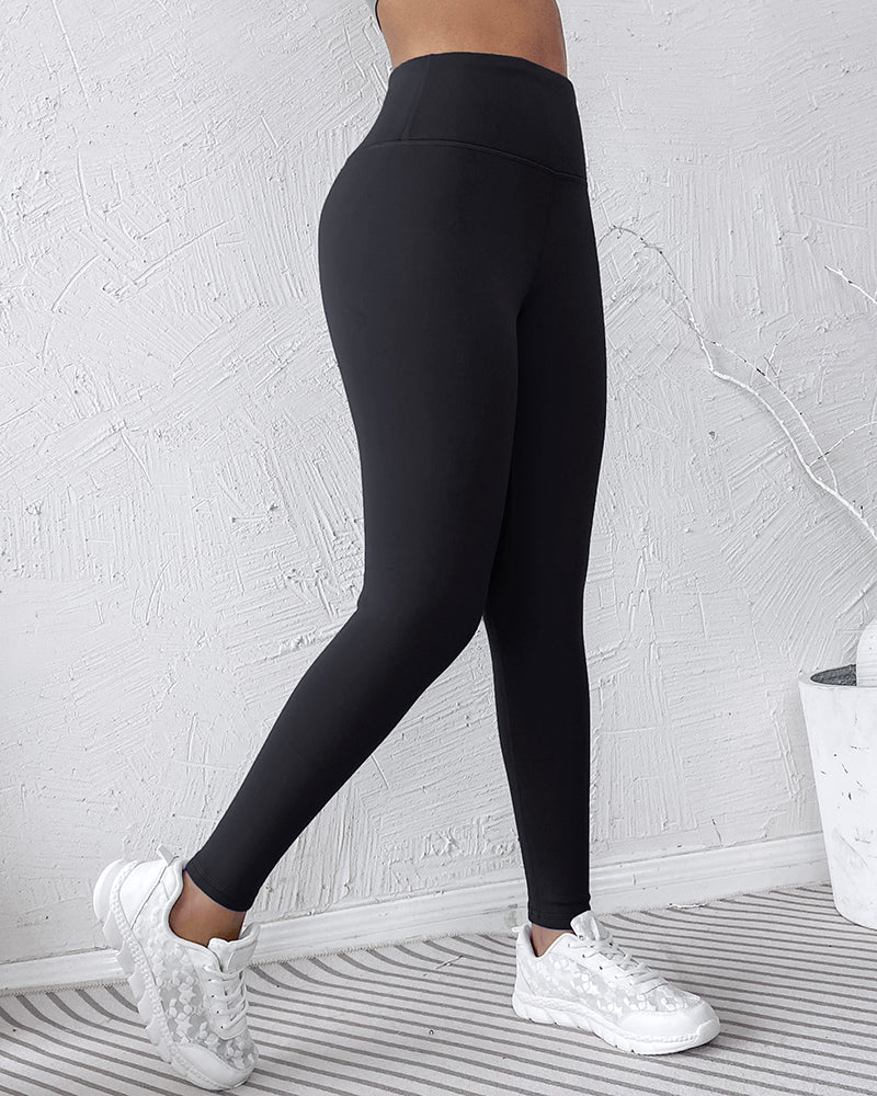 ChicMe ShapeLift Fleece Lined Active Pants Thick Soft Tummy Control Termal Warm Winter Shaping Pants