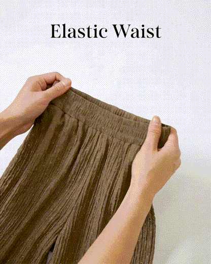 Conjunto elegante de descanso de 2 piezas con pedrería para mujer, top de escote asimétrico y pantalón de pierna ancha, atuendo para ir al trabajo con bolsillos