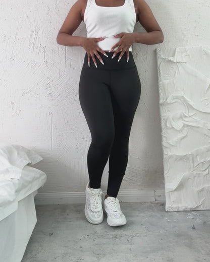 ChicMe ShapeLift Fleece Lined Active Pants Thick Soft Tummy Control Termal Warm Winter Shaping Pants