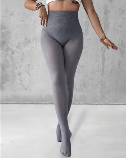 ChicMe ShapeLift Transparent Butt Lifting Tight Fleece Lined Tummy Control Thick High Waist Elasticity Thermal Pantyhose Warm Leggings